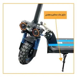 اسکوتر برقی 1000 وات Chenxian با سرعت 60 کیلومتر دارای اسپیکر و نورپردازی RGB با قابلیت تا شوندگی