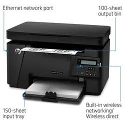 پرینتر استوک چندکاره لیزری اچ پی مدل HP LaserJet Pro MFP M125a