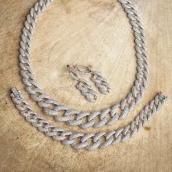 سرویس جواهر نقره کارتیه 2084