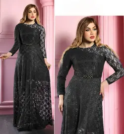 لباس مجلسی و شب ماکسی مدل پرنسا کپی