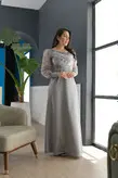 لباس مجلسی و شب ماکسی مدل ترمه 2