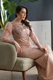 لباس مجلسی و شب ماکسی مدل ترمه 2