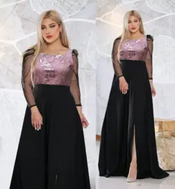 لباس مجلسی و شب ماکسی مدل نورا