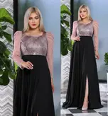 لباس مجلسی و شب ماکسی مدل نورا