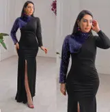 لباس مجلسی و شب ماکسی مدل ویکتوری