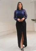 لباس مجلسی و شب ماکسی مدل مرجان
