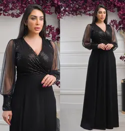 لباس مجلسی و شب ماکسی مدل لیام