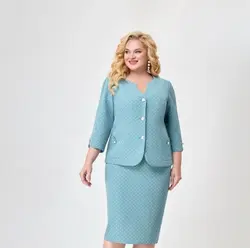 ست کت و دامن مجلسی سایز بزرگ مدل 1581