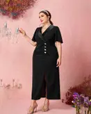 لباس مجلسی و ماکسی شب سایز بزرگ مدل 1836
