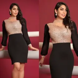 لباس مجلسی و شب کوتاه مدل لیان