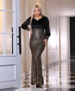 لباس مجلسی و شب ماکسی مدل دلسا