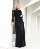 لباس مجلسی و شب ماکسی مدل پرنیا