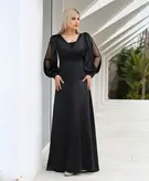 لباس مجلسی و شب ماکسی مدل فلورا