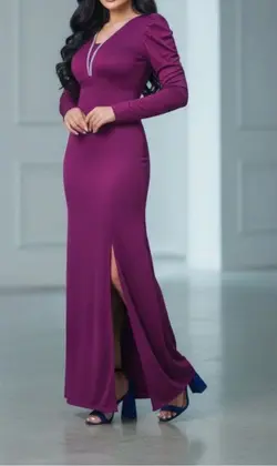 لباس مجلسی و شب ماکسی مدل سولماز