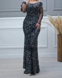 لباس مجلسی و شب ماکسی مدل هلما