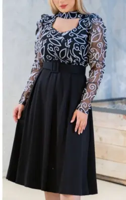 لباس مجلسی و شب کوتاه زنانه مدل آلار