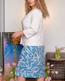 کت سارافن مجلسی سایز بزرگ مدل 3098