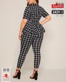 ست بلوز شلوار سایز بزرگ کد 2429