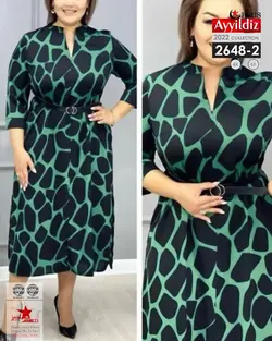 تونیک مجلسی زنانه سایز بزرگ کد 2648