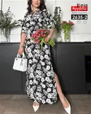 پیراهن مجلسی راحتی زنانه سایز بزرگ کد 2635