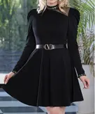 لباس مجلسی زنانه و شب میدی مدل سویل1