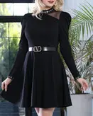 لباس مجلسی زنانه و شب میدی مدل سویل1