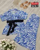 بلوز دامن مجلسی زنانه سایز بزرگ کد 2618