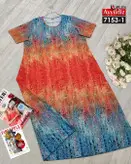 پیراهن ساحلی زنانه سایز بزرگ کد 7153