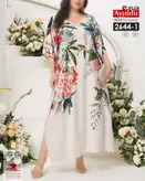 پیراهن ساحلی مانتو سایز بزرگ کد 2644/1