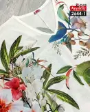 پیراهن ساحلی مانتو سایز بزرگ کد 2644/1