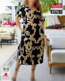 پیراهن مجلسی زنانه سایز بزرگ کد 2772/1