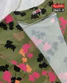 مانتو جلو باز بغل چاکدار زنانه سایز بزرگ کد 2661
