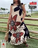 پیراهن راحتی زنانه سایز بزرگ کد 2762