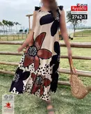 پیراهن راحتی زنانه سایز بزرگ کد 2762