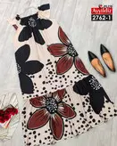 پیراهن راحتی زنانه سایز بزرگ کد 2762