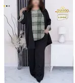 ست مجلسی سه تکه زنانه سایزبزرگ کد 11908