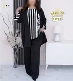 ست مجلسی سه تکه زنانه سایزبزرگ کد 11908