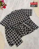 ست بلوز شلوار زنانه سایز بزرگ کد 2429