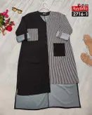 مانتو / تونیک لش آزاد زنانه سایز بزرگ کد 2716
