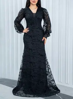 لباس مجلسی و شب ماکسی مدل اصیلا 2