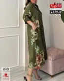 مانتو / پیراهن / جلو دکمه زنانه سایز بزرگ کد2779/1