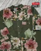 مانتو / پیراهن / جلو دکمه زنانه سایز بزرگ کد 2779