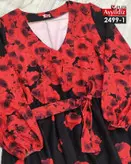 پیراهن مجلسی زنانه بیگ سایز کد 2499