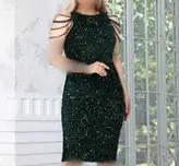 لباس مجلسی و شب کوتاه مدل مروارید 1