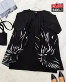 تونیک مجلسی رویه حریر هم بیگ سایز کد 2403