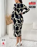 پیراهن مجلسی زنانه سایز بزرگ کد 7124