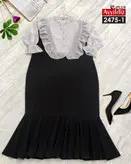 پیراهن مجلسی زنانه بیگ سایز کد 2475