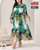 پیراهن مجلسی زنانه بیگ سایز کد 2522