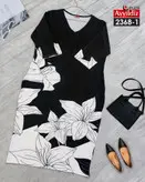 پیراهن خاص آستین سه ربع بیگ سایزکد 2368