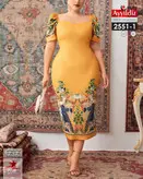 پیراهن مجلسی زنانه سایز بزرگ کد 2551